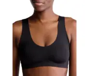 Calvin Klein Women's Invisibles Unlined Bralette Black Size S 6628