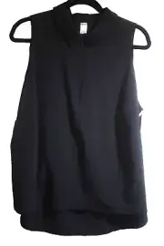 Spanx Womens Size 1X Sunshine Sleeveless Top UPF 50 Shapewear Tank Black New