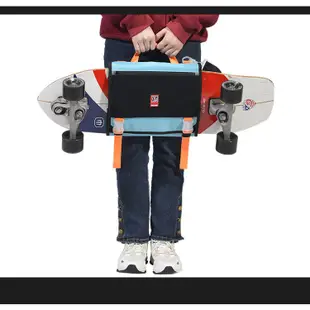 酷峰KUFUN多功能雙肩滑板包陸地衝浪板雙翹板長板路陸衝板背包滑板袋