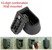 Wall Mounted Weather Resistant 10 Digit Combination Safe Lock Key Box Storage