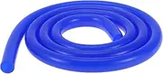 X AUTOHAUX 1 Pc for Air and Water Silicone Vacuum Tubing Hose High Temperature Automotive Vacuum Line 6Ft 1/2" 12mm ID 3.5mm Thickness Blue Silicone