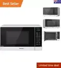 32L 1100W Compact Inverter Microwave Oven, White