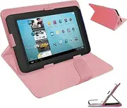 Universal Case for All 10 inch Tablet,Cover for 10.1 inch Tab, Travel Portable Protective Folio Leather Stand Shell for All Kinds of 9.6-10.5 inch Android/iOS/Windows Tablet (Ross Gold)