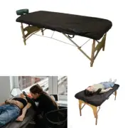 Case of 100 Disposable Fitted Massage Table Sheets Bed Covers 82" x 35" Black