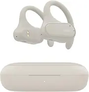 [Belkin] SoundForm ClearFit Open-Ear Wireless Earbuds, Lightweight Sport Earphones, Bluetooth Earbuds w/Long-Lasting Comfort, IPX5 Waterproof Earbuds for iPhone, Hiking, Biking, Running, & More [Sand]