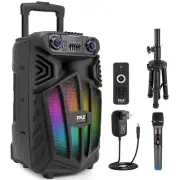 Pyle 15’’ Bluetooth Portable PA Speaker - Built-in Rechargeable Battery
