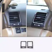 For Toyota Highlander 2008-2013 Carbon Fiber Dash AC L&R Air Outlet Vent Frame