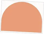 CANIGHT Arch Wall Sticker Removable Semicircle Decal for Living Room Bedroom Nursery Strong Adhesive Eye-catching Design Peel and Stick Geometric Wallpaper Decor