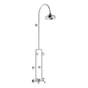 Lillian Exposed Rail Shower &amp; Bath Set
