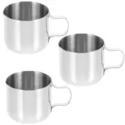 3Pcs Small Household Reusable Kitchen Frothing Pitcher Home Kitchen