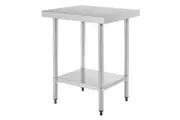 Vogue 430 Grade Stainless Steel Prep Table 600mm Depth