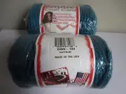 Lot of 2 Rolls of Sapphire 6mm Bonnie Braid Braided Macrame Craft Cord 200yds