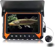 5 Inch Portable Underwater Fishing Camera w/DVR, 8GB Memory Card, 1000TVL, 4000mAh Battery, 8 Infared Light, 130° Viewing Angle