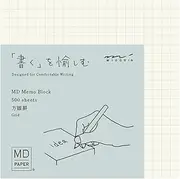 Midori 15286006 Memo Pad, MD Block Memo, Graph Ruled