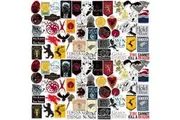 Game Of Thrones Deluxe Assorted Designs Stickers (Pack of 100) (Multicoloured) (One Size)