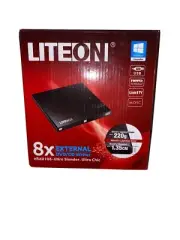 LITEON 8X External Slim DVD-Rom Drive, Plug & Play, USB Powered