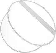 [Healeved] Replaceable Rain Poncho Hat Brim Face Protector Hat Shield Rain Coat Brim Poncho Part