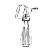Manual Egg Beater Hand Crank - Stainless Steel Whisk, Ergonomic ABS Handle,7923