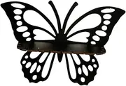 Butterfly Corner Shelf Floating Unit for Wall Storage, Organizer for Bedroom and Kitchen, as described, 33x22cm