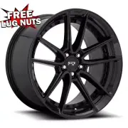 17 inch 17x8 NICHE 1PC M223 DFS GLOSS BLACK wheel 5x120 +40