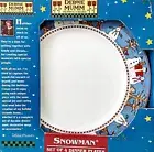Vintage 4 Sakura Snowman Debbie Mumm 11 inch Christmas Dinner Plates
