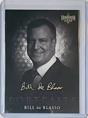 BILL DE BLASIO 2020 DECISION CANIDATES PORTRAITS TRADING CARD NEW YORK MAYOR
