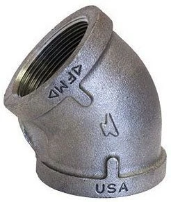 Anvil 0311023204 45¬∞ Elbow 3/8" MI 300 PSI FNPT Galvanized