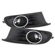 Clear Fog Lights with Switch for Volkswagen Golf TDI TSI - Spyder FL-VG2010-C (for: Volkswagen)