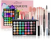 EnMart All In One Makeup Kit, Makeup Gift Set for Women, Full Makeup Kit Include 40 Colors Eyeshadow Palette, Mascara, Waterproof Eyeliner, Brow Pencil, Make Up Brush, Beauty Makeup Cosmetics & Tools