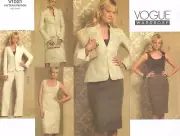 Vogue Designer Sewing Pattern Misses' Wardrobe Jacket Top Dress Pants Skirt