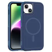 ZUSLAB iPhone 14 Plus MagSafe Case Rugged Defender Protective Heavy Duty Shockproof Dustproof Cover for Apple (2022) - Blue