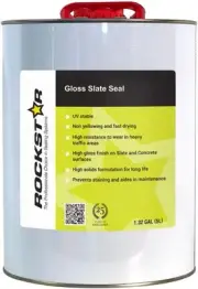 Rockstar Gloss Slate Seal 5L - Clear, UV Stable, Solvent-Based Acrylic Sealer
