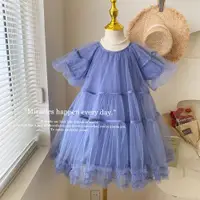 在飛比找ETMall東森購物網優惠-蓬蓬韓國紗裙仙女公主童裝