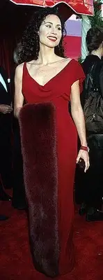 Minnie Driver during The 70th Annual Academy Awards Red Carpet at - Old Photo