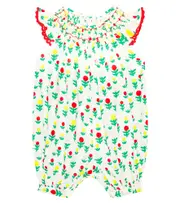 [Stella McCartney Kids] Stella McCartney Kids Baby printed cotton playsuit M 24 multicoloured