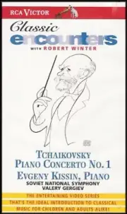 Classic EncountersTchaikovsky Piano Concerto No 1 Kissin Piano VHS Tape Sealed