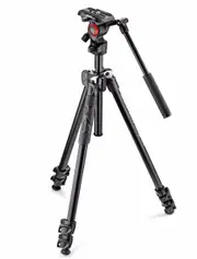 Manfrotto MK290LTA3-V 3 Section - Tripod Kit with Fluid Video Head