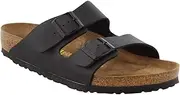 [Birkenstock] Arizona Unisex Black Birko-Flor Sandal 42 / Unisex US Size 11-11.5
