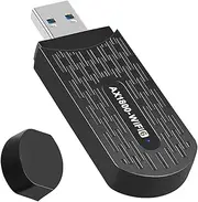 AX1800 WiFi 6 USB Adapter 2.4G 574 Mbps & 5G 1201 Mbps Dual-Band Wireless Network Adapter for 4K Video Games Music