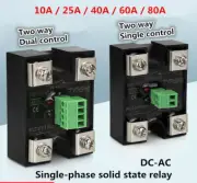 SSR-SK40DA dual-channel dual-control DC-AC single-phase solid-state relay