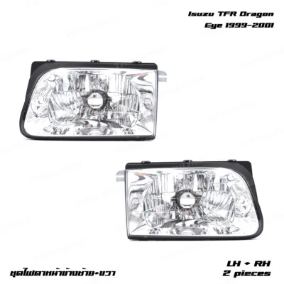 For Isuzu TFR Dragon Eye TF RODEO BRAVA 1999 - '01 Pair Head Light Head Lamp