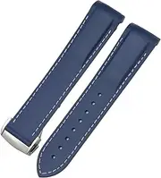 [KAVJU] 20mm 21mm 22mm Rubber Watchband For Omega Seamaster 300 Speedmaster AT150 Silicone Watch Strap
