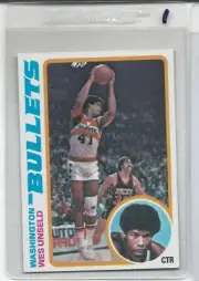 RAZOR SHARP 1978-79 TOPPS #7 WES UNSELD PACK FRESH .99 SHIPPING