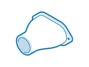 MIDEA 12120300A23670 Air Outlet Assembly 1/2" PVC Connector