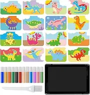 Colorful Sand Painting Kit For Children - Sand Painting For Children, Sand Art Kit For Children | Sand Painting, 12 Sand Colors 16 Peel And Sprinkle Pictures 1 Artist Tool