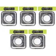 30pc Lemon Lime Aluminium Foil Kitchen Stove Top Covers Dispos. Protector SL