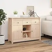 Sideboard 100x35x74.5 cm Solid Wood Pine Dining Storage