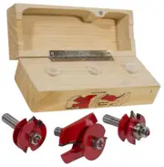 NEIKO ( 10111A ) 3 Pc Industrial Ogee Cutter Router Bit Set Carbide Blades 1/2"