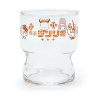 在飛比找PChome24h購物優惠-Sanrio大集合 無把玻璃杯 240ml (昭和喫茶館3.