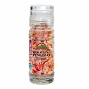 Himalayan Chef Chipotle Salt - 3.53 Oz - Small Refillable Glass Grinders | MaxSt